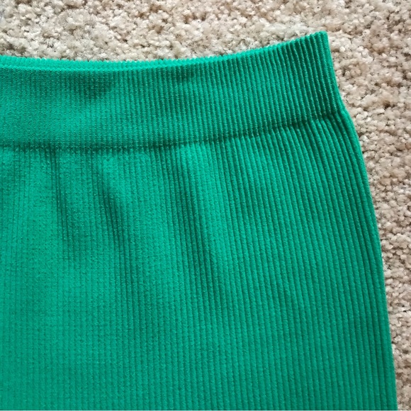Zara Seamless Bike Shorts Green, Sz Small - Picture 7 of 10